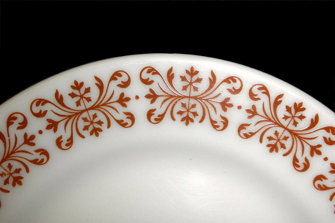 Pyrex copper filigree sales